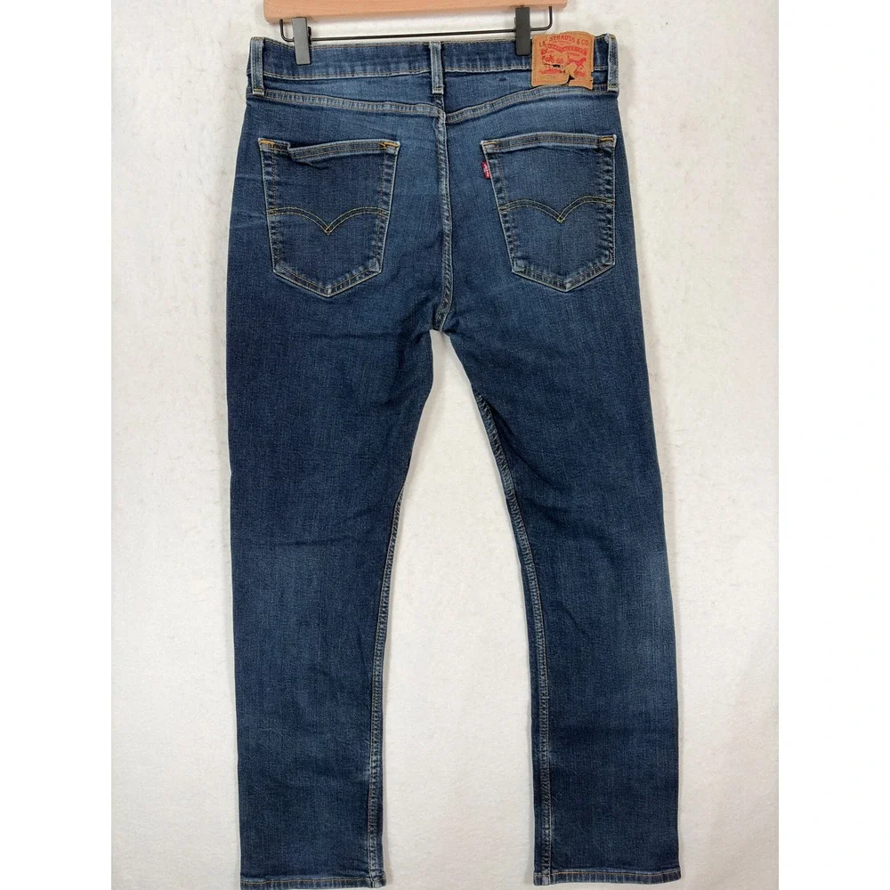 Levis 514 Straight Fit Jeans Mens 33x30 Dark Wash Blue Denim Pants